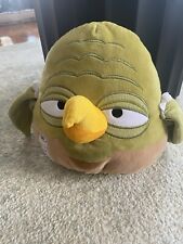 Bico de pelúcia Angry Birds Star Wars Yoda Jedi Master verde grande 12" presente comprar usado  Enviando para Brazil
