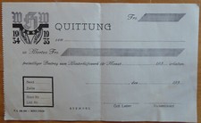 Whw winterhilfswerk quittung gebraucht kaufen  Putbus
