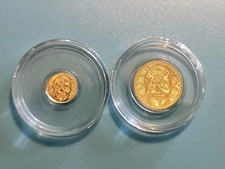 Novo! Belo conjunto de 2 rodadas de crânio de açúcar MPM .9999 ouro puro 1/200th e 1/100th  comprar usado  Enviando para Brazil