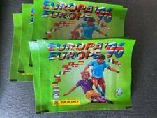 Pacote FIFA Panini Euro 96 fechado EM 1996 versão horizontal ZIDANE ROOKIE comprar usado  Enviando para Brazil