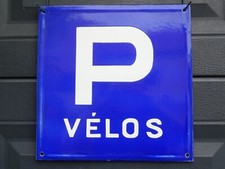 Enamel plate parking d'occasion  Expédié en Belgium