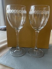 Two vintage etched for sale  DUDLEY