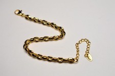 BRACELEY CORRENTE ELOS ITALIANOS PREENCHIDOS COM MARCA REGISTRADA OURO 18K comprar usado  Enviando para Brazil