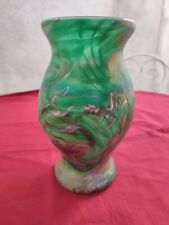 Vase en pâte de verre soufflée, inclusions et irisations par Jean Pierre Mateus comprar usado  Enviando para Brazil