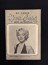 1956 Movie Guide Number One. Marilyn Monroe Good Condition Centerfold Detached ￼ comprar usado  Enviando para Brazil