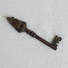 chave esqueleto padrão monge, chave de ferro decorativa feita à mão, 1,6x7 polegadas, usado comprar usado  Enviando para Brazil
