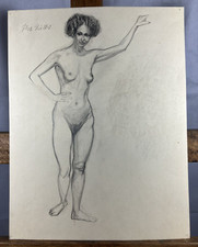 Crayon portrait femme d'occasion  Sarzeau