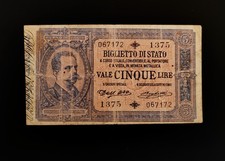 Rarissimo lire regno usato  Roma