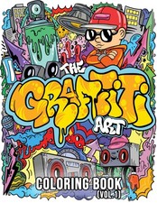 Graffiti art coloring for sale  Interlochen