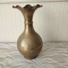 Antique brass vase for sale  DOVER