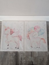 Pink unicorn canvas for sale  Lakeville