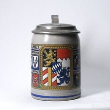 Jugendstil bierkrug franz gebraucht kaufen  Landshut