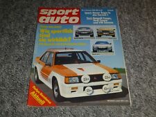 Sport auto 1981 gebraucht kaufen  Rendsburg