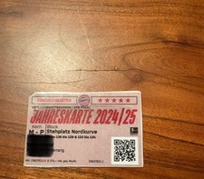 Ticket dauerkarte bayern gebraucht kaufen  Scheer