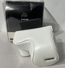 Capa de couro lente Sony LCS-EL50 para NEX-5R branca comprar usado  Enviando para Brazil