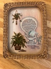 Vintage boho wicker for sale  Bridgewater