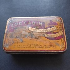 Vintage tin log for sale  SOUTHSEA