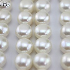 4-12mm Natural 3A Grau Botão Branco Água Doce Pérola Meio Contas Perfuradas 20 Peças comprar usado  Enviando para Brazil