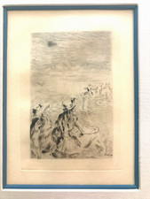 Framed original etching for sale  Austin
