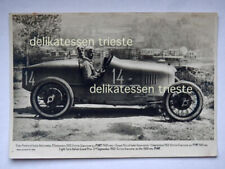 AUTO car FIAT 1500 ENRICO GIACCONE 1922 Gran Premio Vetturette vecchia FOTO, usado comprar usado  Enviando para Brazil