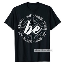 Camiseta Motivational Quote Inspiration Positive Sayings Life Slogan Be Smart, usado comprar usado  Enviando para Brazil