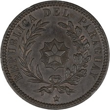 Paraguay 1870 centesimo for sale  New York