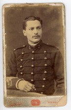 PHOTO CDV Georges VERSAILLES, Léon Riffel  3ème bataillon d'ouvriers artillerie, usado comprar usado  Enviando para Brazil