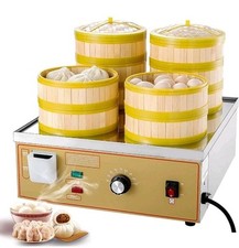 Vaporizador elétrico de alimentos para cozinhar, máquina elétrica de coque a vapor de 2/4/6 furos, Comm comprar usado  Enviando para Brazil