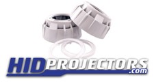 Monster Shrouds 2,5"" Projetor Retrofit x2 Olhos de Anjo Halos Pintados de Branco comprar usado  Enviando para Brazil