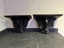 Pair black carved for sale  WATERLOOVILLE