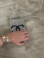 Silver beaded disc for sale  Concord
