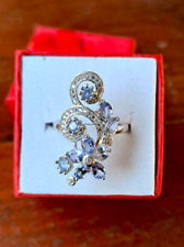 Bague tanzanite argent d'occasion  L'Île-Rousse