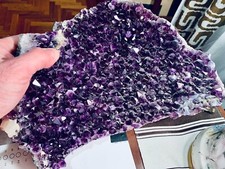 Geode ametista prima usato  Valenza