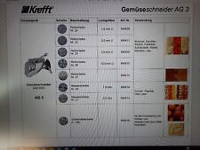 Scheiben krefft gemüseschneid gebraucht kaufen  Neunkirchen