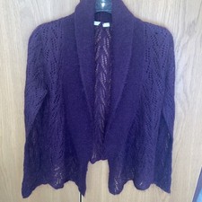 aubergine cardigan for sale  LIVERPOOL