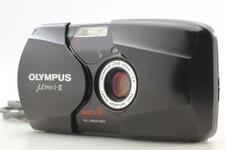 PRZECZYTAJ [PRAWIE IDEALNY] Olympus μ mju II Black Point & Shoot 35mm Kamera filmowa Japonia na sprzedaż  Wysyłka do Poland