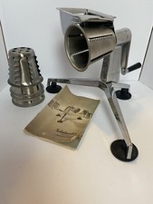 Cortador de Alimentos Vintage SALADMASTER Manual Salada Fatiador de Legumes Triturador 5 Cones comprar usado  Enviando para Brazil