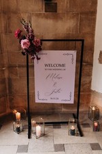 Black metal welcome for sale  LONDON