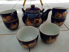 Teeservice blau kobaltblau gebraucht kaufen  Leutershausen