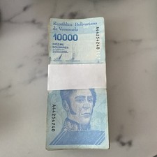 Bündel 10000 bolivares gebraucht kaufen  Bremen