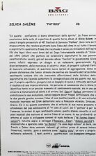 Silvia salemi fascicolo usato  Gaeta
