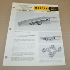 1960 Martin Semi-Reboque GHP3T GHP5T Plataforma Inclinável Hyster Folheto Prospekt comprar usado  Enviando para Brazil