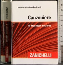 Canzoniere. francescxo petrarc usato  Ariccia