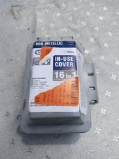 Capa elétrica comercial extra resistente à prova de intempéries em uso cinza 1 gangue 147215 comprar usado  Enviando para Brazil