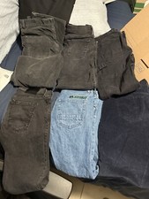 Lote por atacado de 6 pacotes de jeans Levi & Wrangler PacSun Abercrombie comprar usado  Enviando para Brazil