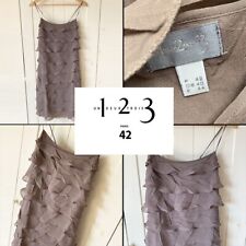 Robe soie volantée d'occasion  Marcq-en-Barœul