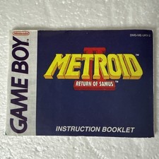 Dwustronna instrukcja obsługi do Metroid II / Wave Race Nintendo Game Boy Pocket Bundle na sprzedaż  PL