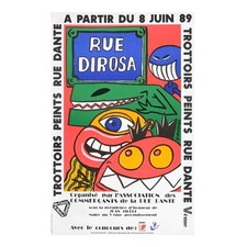 Hervé rosa trottoirs d'occasion  Bordeaux-