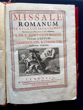 Antico messale romano usato  Trevignano Romano