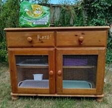 Rat cage hutch for sale  ANDOVER